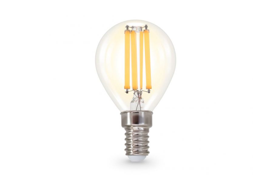 Филаментная светодиодная лампа Ambrella Light Bulbing E14 15W 4000K шар 451534
