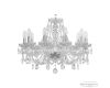 Подвесная люстра Bohemia Ivele Crystal 105/10/195 Ni