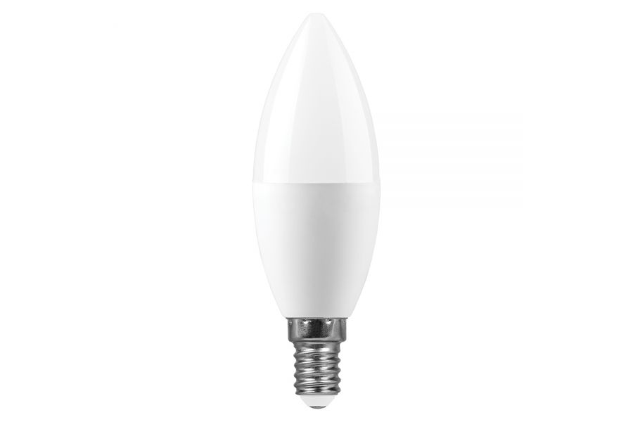 Лампа светодиодная Saffit SBC3720 свеча матовая E14 20W 230V 4000K 55273