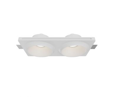 Встраиваемый светильник Maytoni Gyps Modern DL124-GU10-02-TRS-W