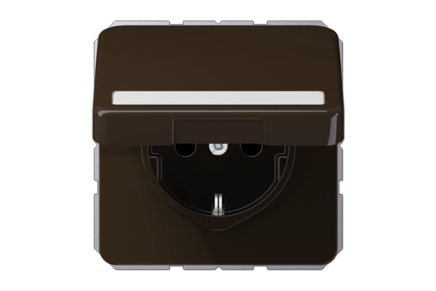 Розетка штепсельная Schuko Jung CD1520BFNAKLBR