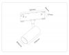 Трековый магнитный светильник Ambrella Light Track System GL2305