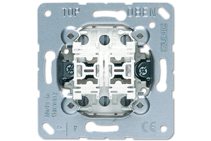 Выключатель сдвоенный Jung 509-20U