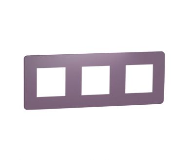 Рамка 3-постовая Schneider Electric Unica New NU280614
