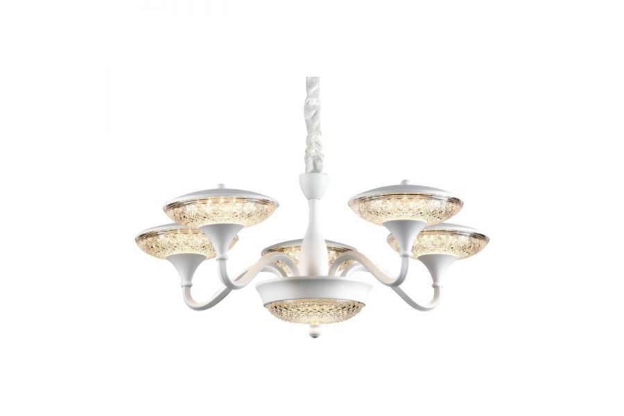 Подвесная светодиодная люстра Arte Lamp A5168LM-5WH