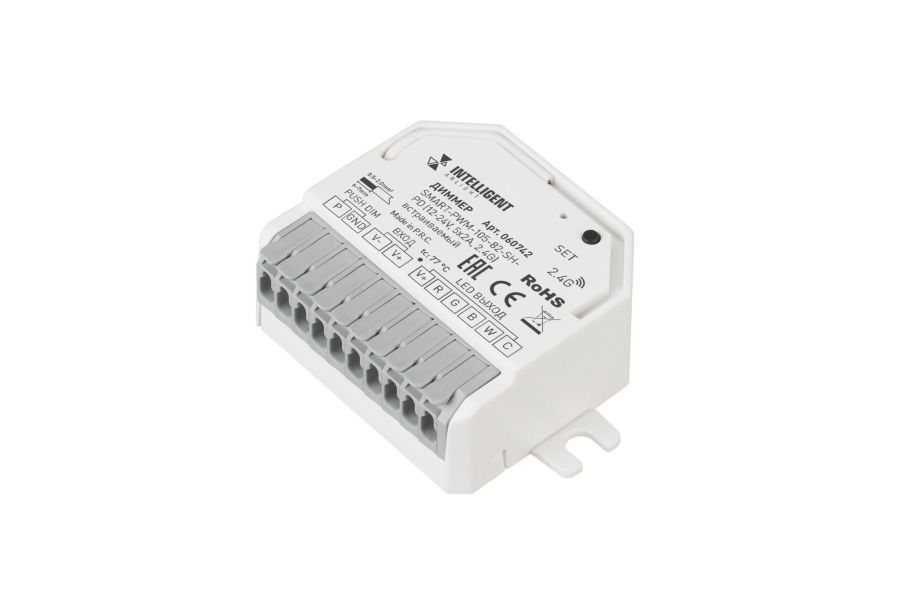 Диммер Arlight SMART-PWM-105-82-SH-PD (12-24V, 5x2A, 2.4G) встраиваемый (IARL, Контроллер) 060742