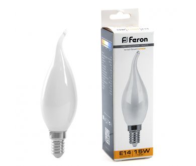 Лампа светодиодная Feron LB-718 Свеча на ветру E14 15 2700K 38260