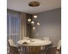 Подвесной светильник Eurosvet Palm 201056 LED латунь a072230