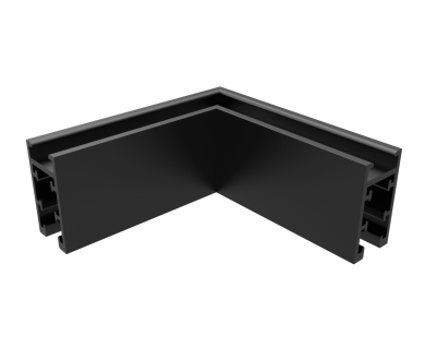 Соединитель для магнитного накладного шинопровода угловой Crystal Lux CLT 0.216 04 BL