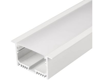 Профиль с экраном Arlight SL-LINIA62-F-2500 WHITE+OPAL 021374