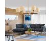 Люстра на штанге ImperiumLoft Stavra Jorgenson White/Dark Wood 203574-26