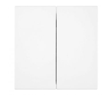 Переключатель 2-клавишный (механизм) Stekker Мия 250В 10А RSW10-3107-01 белая магнолия 50434