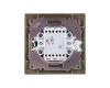 Выключатель двухклавишный с подсветкой Лама TDM Electric SQ1815-0705