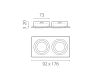 Встраиваемый светильник MR16 Lightstar Singo Base 011616