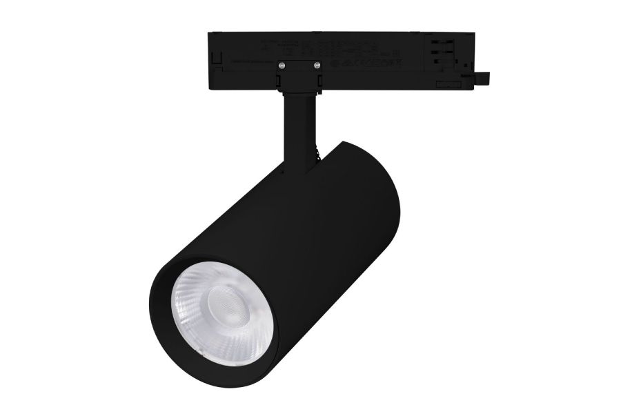 Трековый трехфазный светильник Arlight LGD-GERA-4TR-R90-30W Day4000 (BK, 36 deg, 230V) 055130