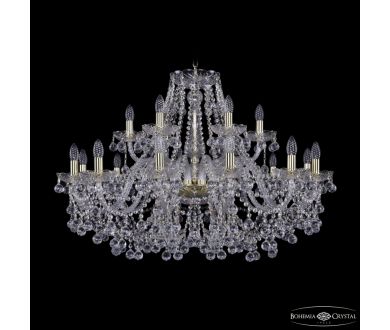 Подвесная люстра Bohemia Ivele Crystal 1409/12+6/360 G