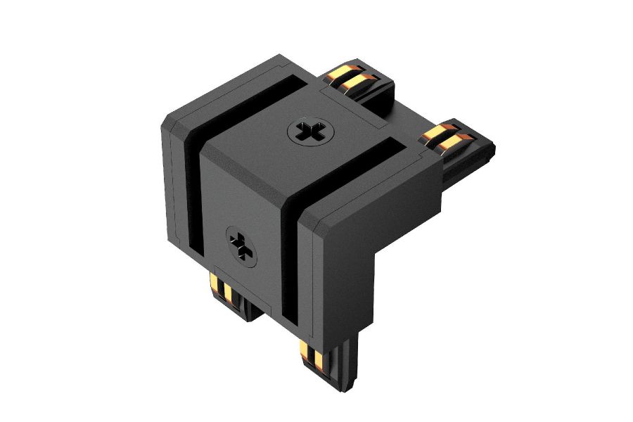 Коннектор угловой Arlight MAG-VIBE-CON-L90-INT-POWER (BK, внутренний) 044185