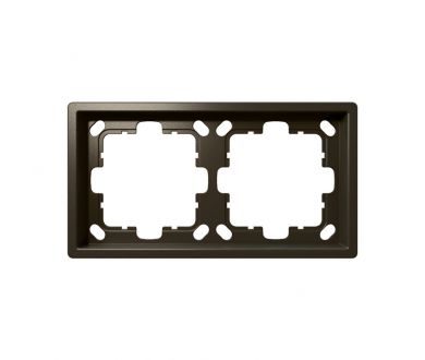 Рамка серия FD 2-постовая Jasmart FD1002BR