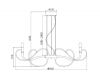 Подвесная люстра Maytoni Atlanta MOD051PL-07TR