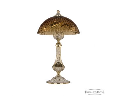 Настольная лампа Bohemia Ivele Crystal Florence 71100L/25 GW Amber/H-1K