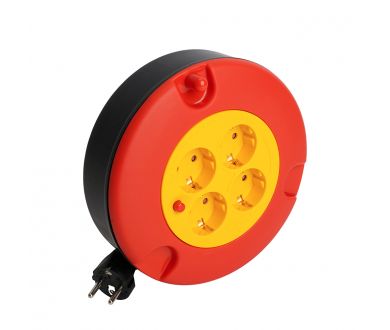 Удлинитель-рулетка на 4 розетки с/з Stekker Standart STD06-40-30 5м 50178