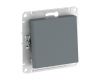 Переключатель 1-клавишный, сх.6, 10АХ, мех., быстрозажим. клем. Systeme Electric AtlasDesign Грифель ATN000761S
