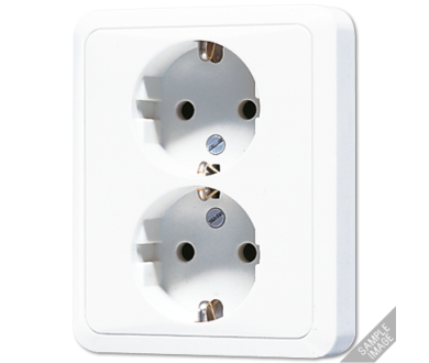 Розетка двухместная Jung CD5020NSW