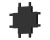 Соединитель X-образный ST Luce Skyflat ST067.409.13
