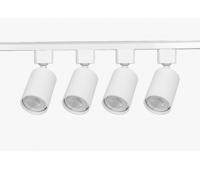 Трековый однофазный светильник (4 шт.) Эра TR70-SET4-GU10-WH Б0063933