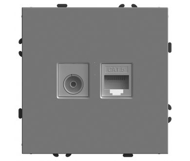 Купить Розетка TV + компьютерная RJ-45 Stekker Эмили RST00-5106-10 49950 Розетка TV + компьютерная RJ-45 Stekker Эмили RST00-5106-10 49950