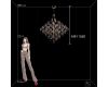 Подвесная люстра Loft IT Mira 10259/1200 Gold Asfour
