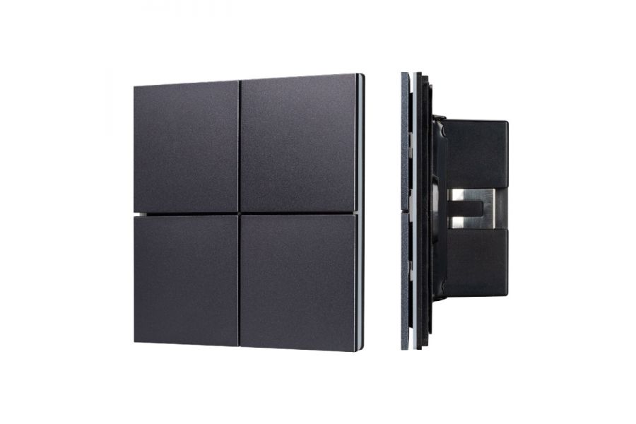 Кнопочная панель Arlight KNX-304-23-IN Black BUS, Frameless 039663