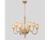 Подвесная люстра Crystal Lux SILVESTRO SP8 AMBER