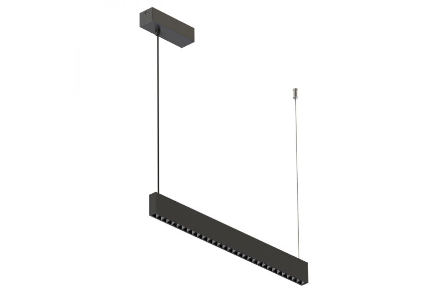 Подвесной светильник Arlight ALT-LINEAIR-CELL-UPDOWN-S2460-600-24W Warm3000 (BK, 40 deg, 230V) 039158
