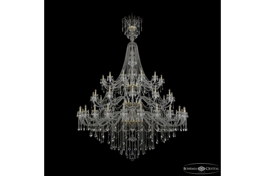 Подвесная люстра Bohemia Ivele Crystal 1415/24+12+12/900/XLU-320/3d G