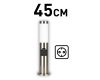 Ландшафтный светильник ЭРА Беллона GBF-103-1-SL-0450 230В Е27 IP54 серебро с розеткой Б0071045