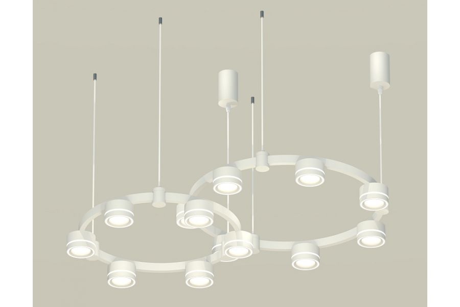 Комплект подвесного светильника Ambrella Light Techno Ring XR92081003 (A9208x2, C9236, C9231, N8433)