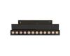 Трековый магнитный светильник Arlight MAG-ORIENT-DOTS-FOLD-S230-12W Warm3000 (BK, 30 deg, 48V) 042014