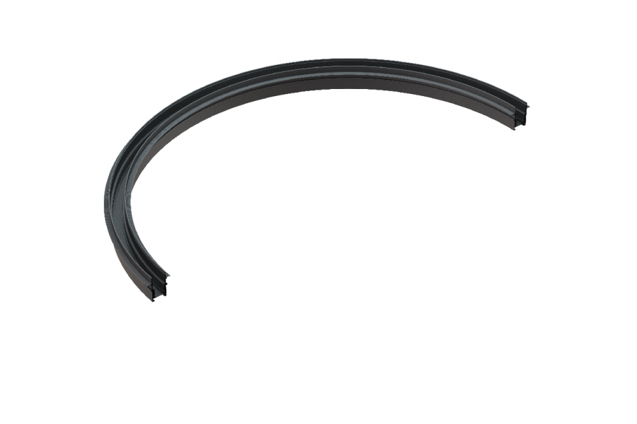 Радиусный магнитный шинопровод iLedex Vision 4822-1/2-D1200-BK