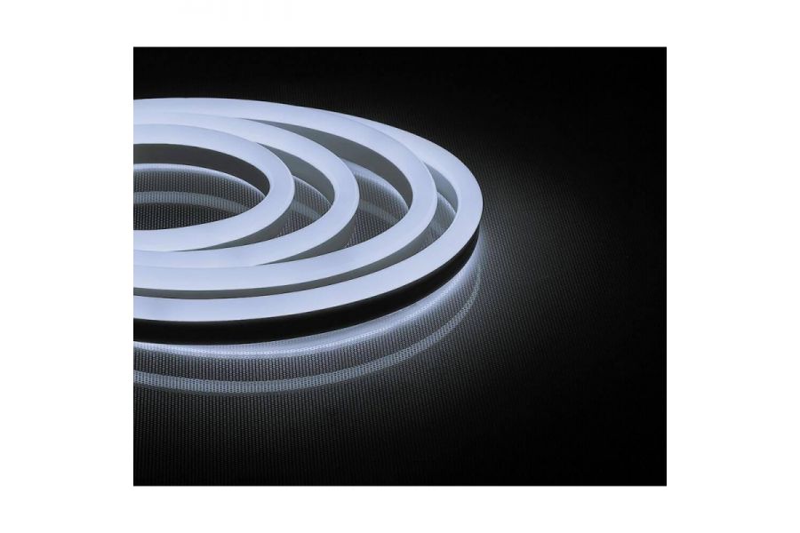 Светодиодная неоновая влагозащищенная лента Feron 9,6W/m 120LED/m 2835SMD холодный белый 50M LS720 29560