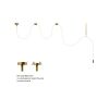Потолочный светильник Loft IT Thread 10388B Brass