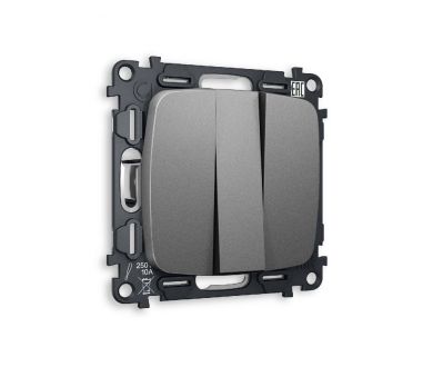 Комплект механизма 3-кл выключателя Ambrella Volt Omega MO655010