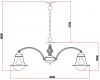 Подвесная люстра Arte Lamp A7022LM-7WG