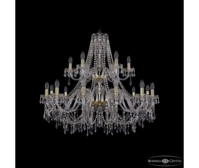 Подвесная люстра Bohemia Ivele Crystal 1403/12+6/360/2d G