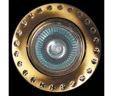 Встраиваемый светильник Reluce 03053-9.0-001AK MR16 SG+GD