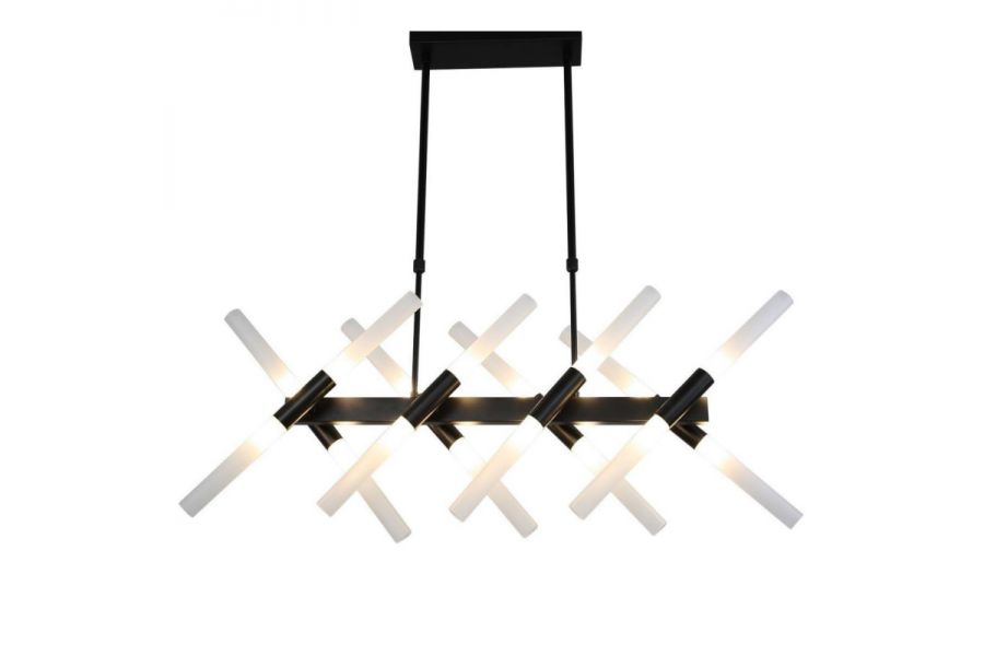 Подвесная люстра Lumina Deco Alford LDP 6036-16 BK