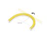 Светодиодная лента герметичная Arlight MOONLIGHT-PRO-SIDE-X320-12x24mm 48V White6000 (10 W/m, IP67, 30m, wire x2) (Вывод боковой) 061060
