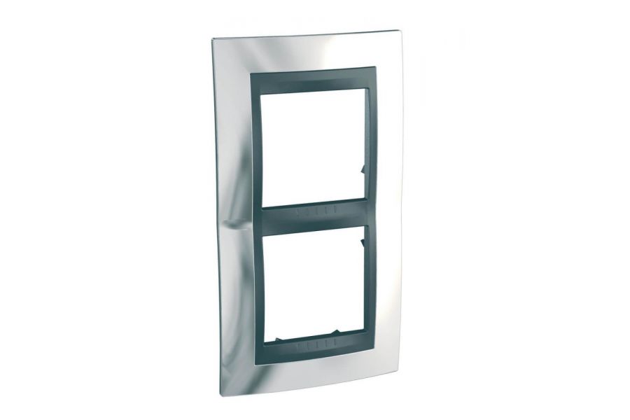 Рамка 2-постовая вертикальная Schneider Electric Unica Top MGU66.004V.210
