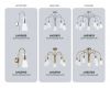 Люстра на штанге Ambrella Light High Light Modern LH55653