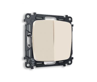 Комплект механизма 2-кл проходного выключателя Ambrella Volt Omega MO323020